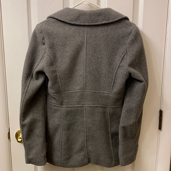 Junior’s Gray Pea Coat - Picture 2 of 12
